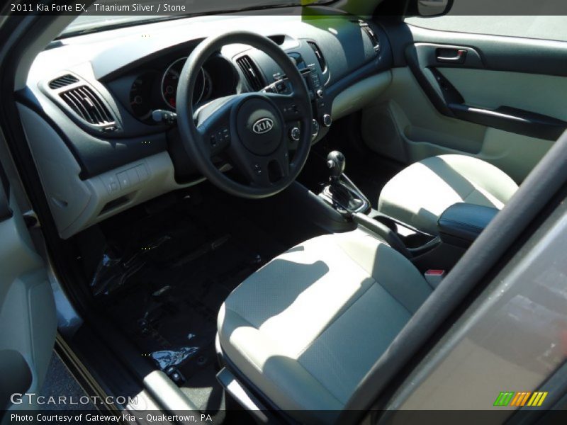 Titanium Silver / Stone 2011 Kia Forte EX