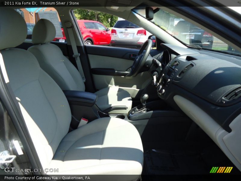 Titanium Silver / Stone 2011 Kia Forte EX