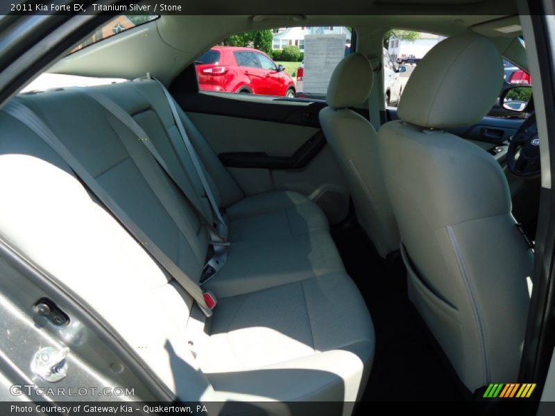 Titanium Silver / Stone 2011 Kia Forte EX