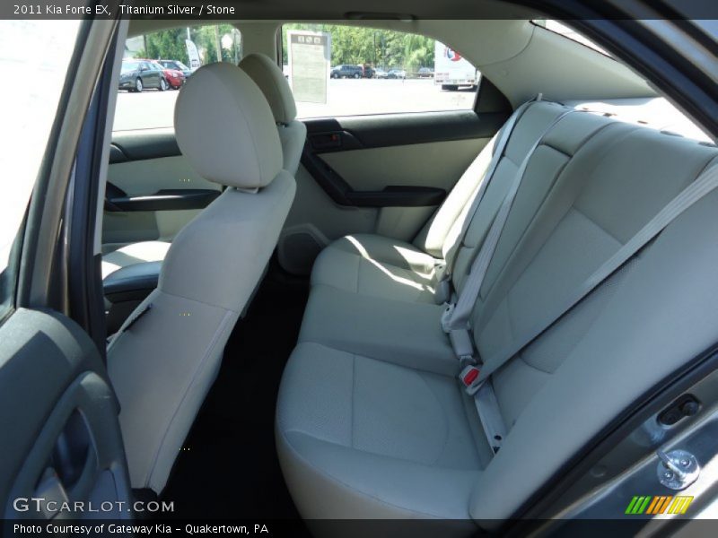 Titanium Silver / Stone 2011 Kia Forte EX