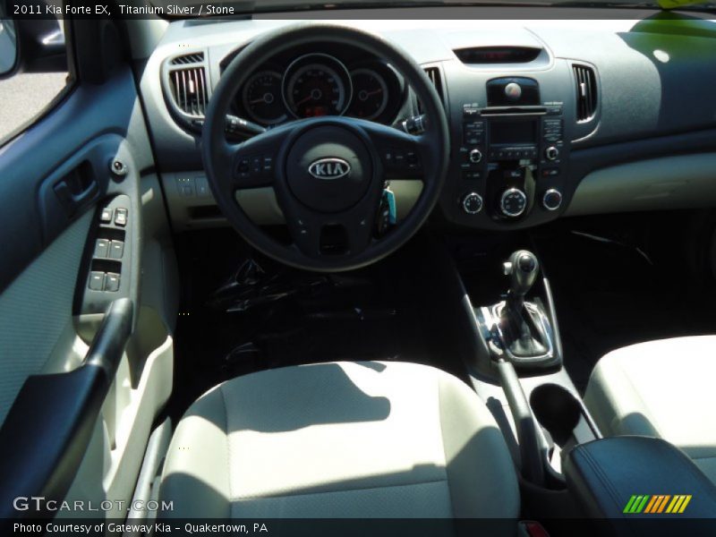 Titanium Silver / Stone 2011 Kia Forte EX