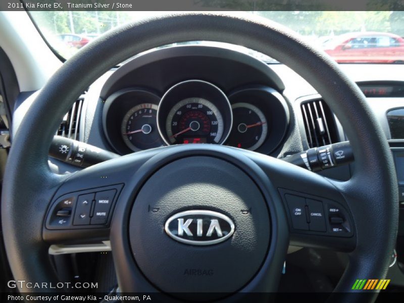 Titanium Silver / Stone 2011 Kia Forte EX