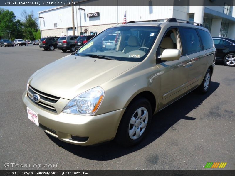 Sunset Gold / Beige 2006 Kia Sedona LX