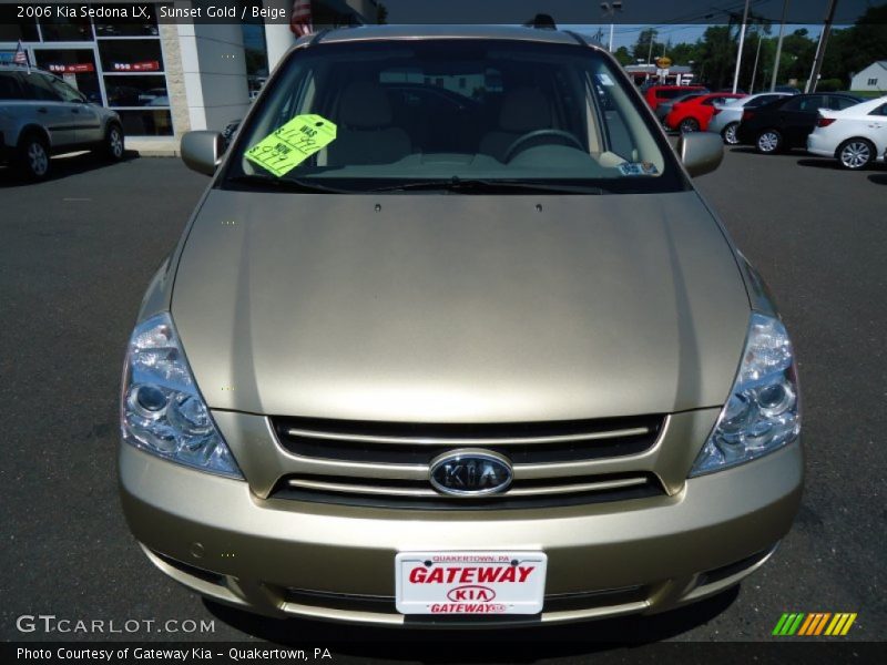 Sunset Gold / Beige 2006 Kia Sedona LX