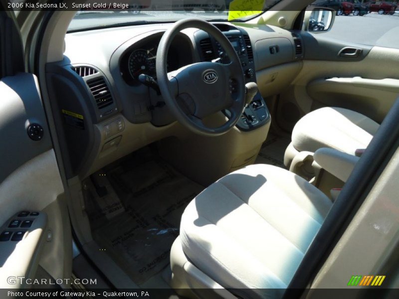 Sunset Gold / Beige 2006 Kia Sedona LX
