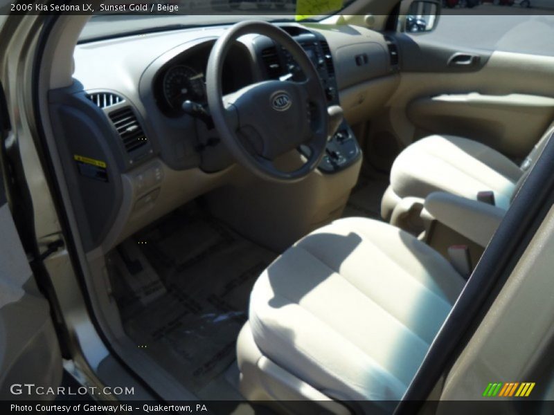 Sunset Gold / Beige 2006 Kia Sedona LX