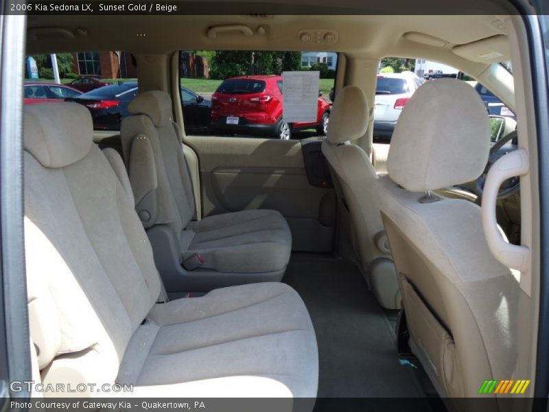 Sunset Gold / Beige 2006 Kia Sedona LX