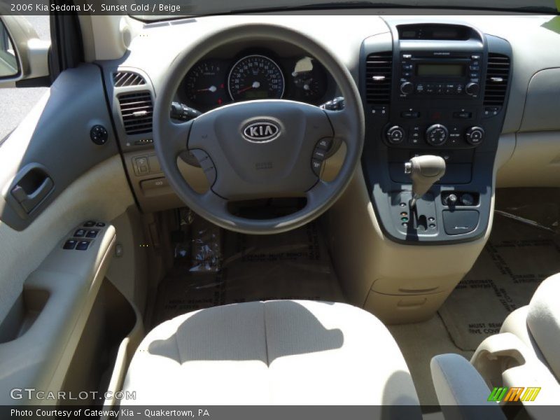 Sunset Gold / Beige 2006 Kia Sedona LX