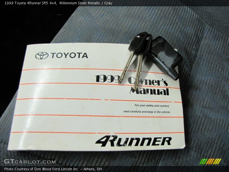 Millennium Silver Metallic / Gray 1999 Toyota 4Runner SR5 4x4