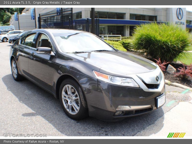 Grigio Gray Metallic / Taupe Gray 2011 Acura TL 3.5