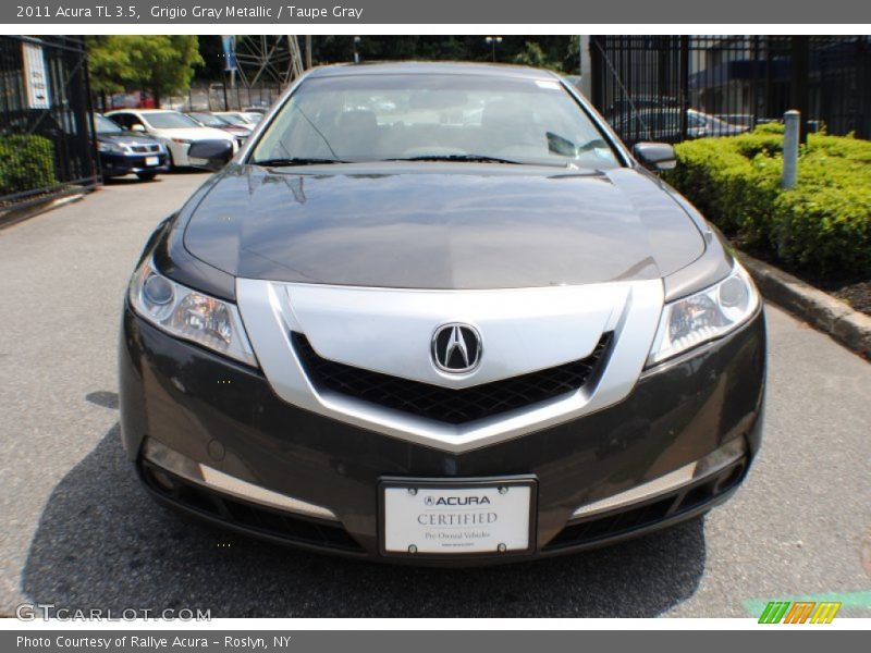 Grigio Gray Metallic / Taupe Gray 2011 Acura TL 3.5
