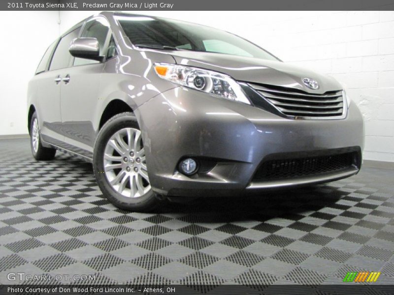 Predawn Gray Mica / Light Gray 2011 Toyota Sienna XLE