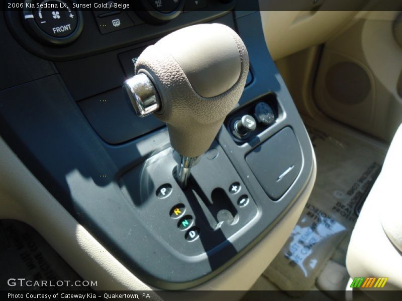 Sunset Gold / Beige 2006 Kia Sedona LX