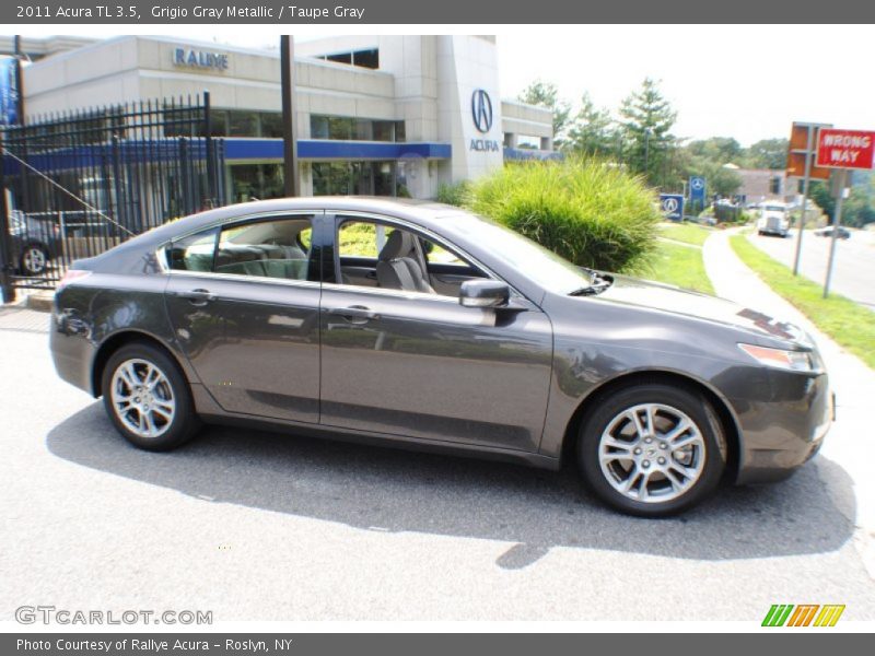 Grigio Gray Metallic / Taupe Gray 2011 Acura TL 3.5