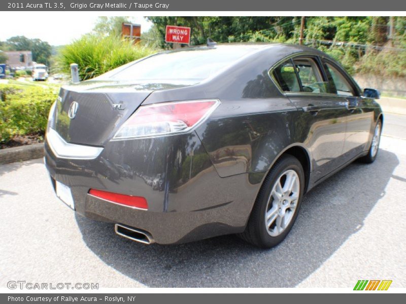 Grigio Gray Metallic / Taupe Gray 2011 Acura TL 3.5