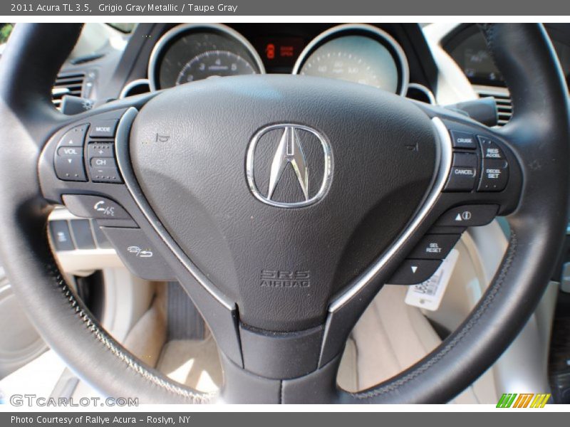 Grigio Gray Metallic / Taupe Gray 2011 Acura TL 3.5