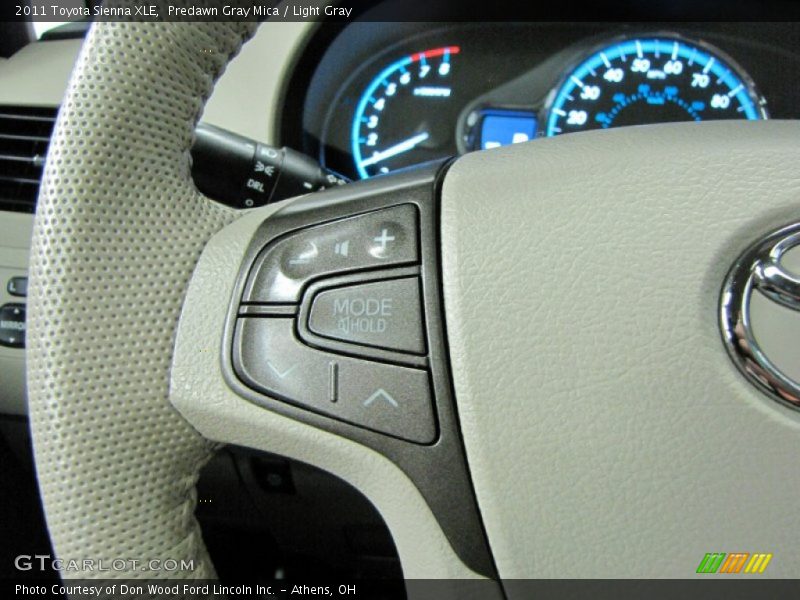 Predawn Gray Mica / Light Gray 2011 Toyota Sienna XLE