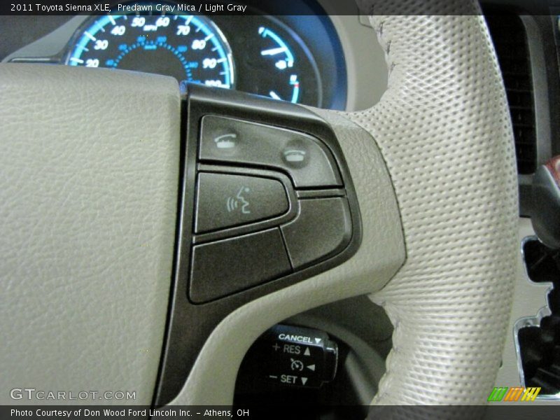 Predawn Gray Mica / Light Gray 2011 Toyota Sienna XLE