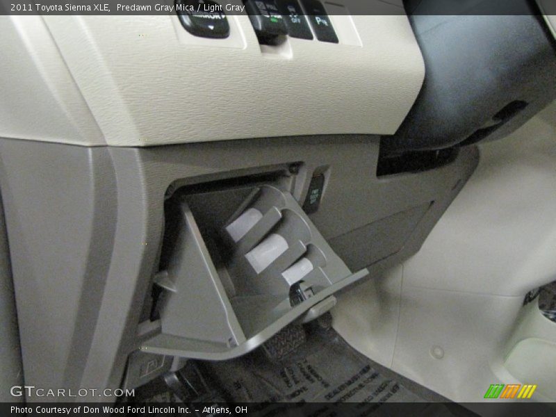 Predawn Gray Mica / Light Gray 2011 Toyota Sienna XLE