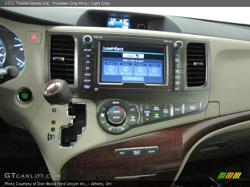Predawn Gray Mica / Light Gray 2011 Toyota Sienna XLE