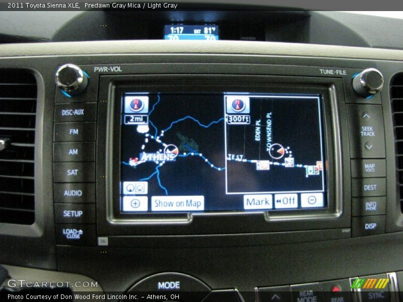 Predawn Gray Mica / Light Gray 2011 Toyota Sienna XLE