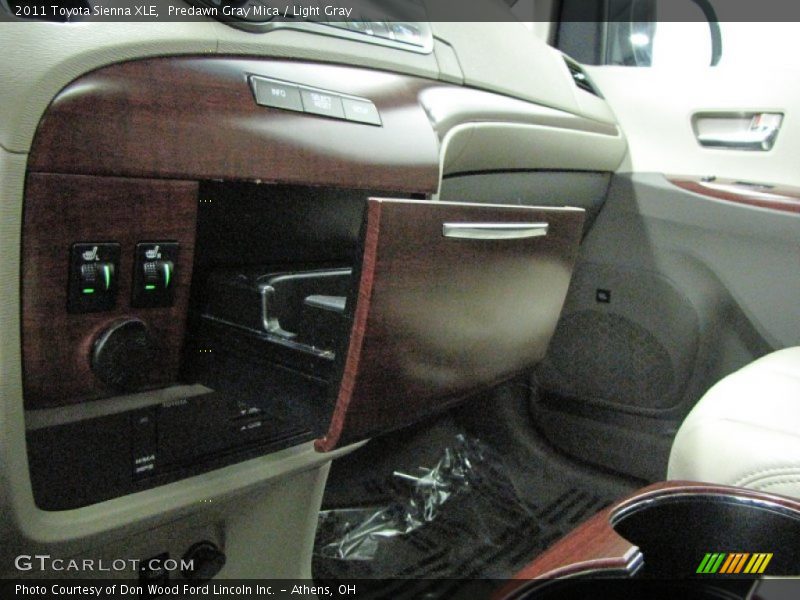 Predawn Gray Mica / Light Gray 2011 Toyota Sienna XLE