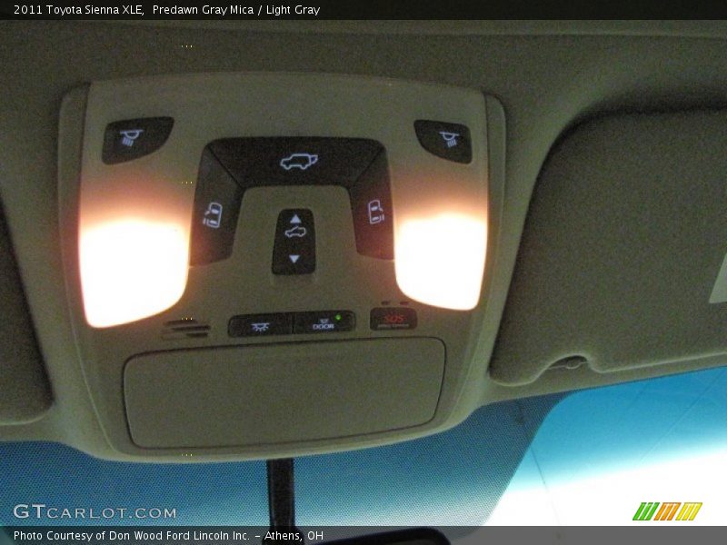 Predawn Gray Mica / Light Gray 2011 Toyota Sienna XLE