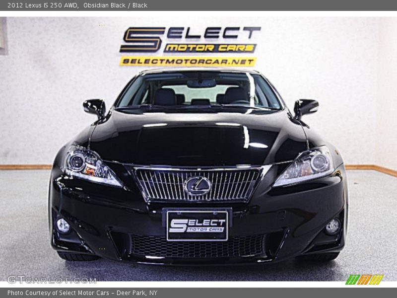 Obsidian Black / Black 2012 Lexus IS 250 AWD