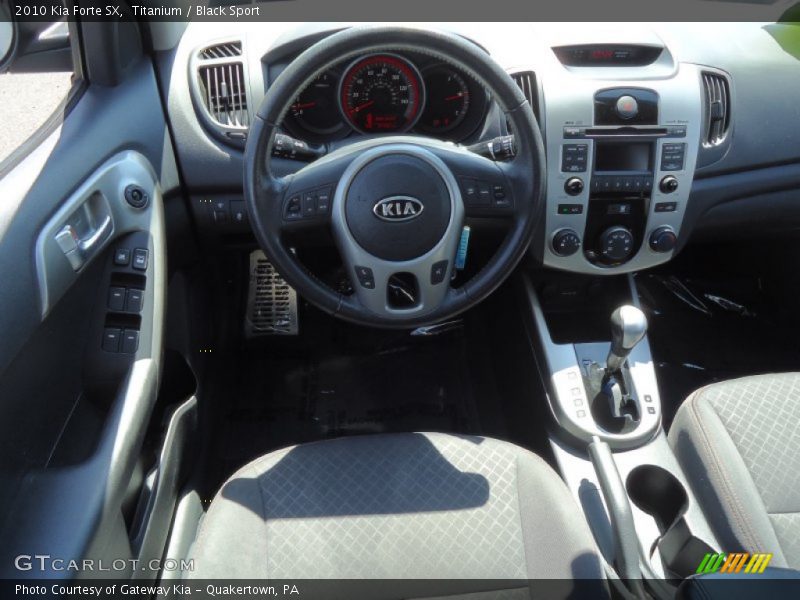 Titanium / Black Sport 2010 Kia Forte SX