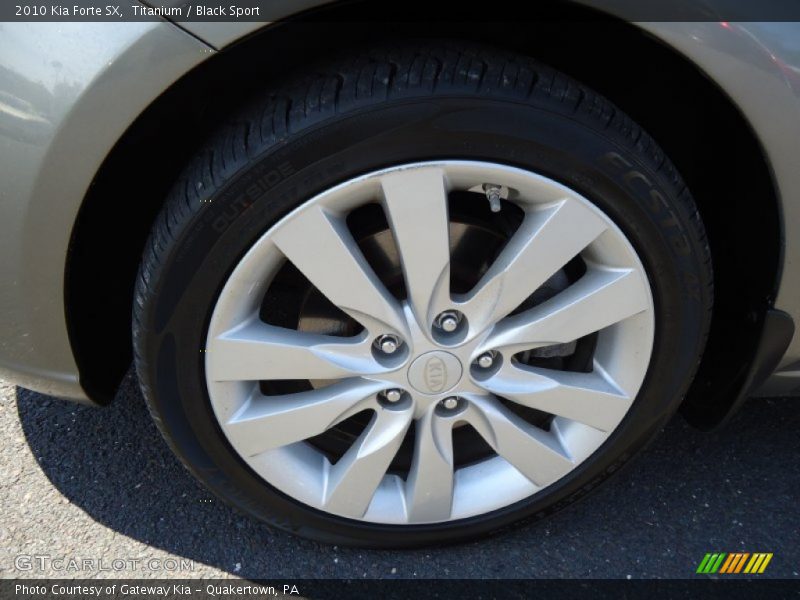 Titanium / Black Sport 2010 Kia Forte SX