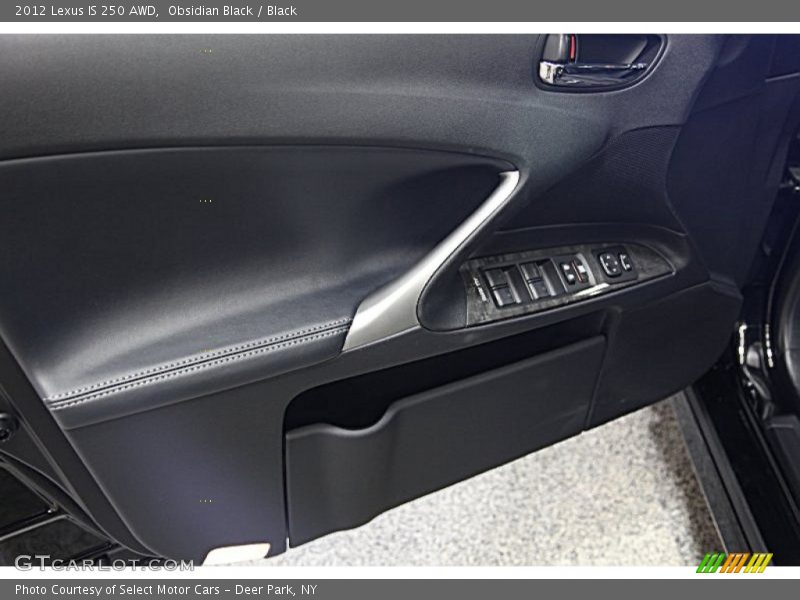 Obsidian Black / Black 2012 Lexus IS 250 AWD