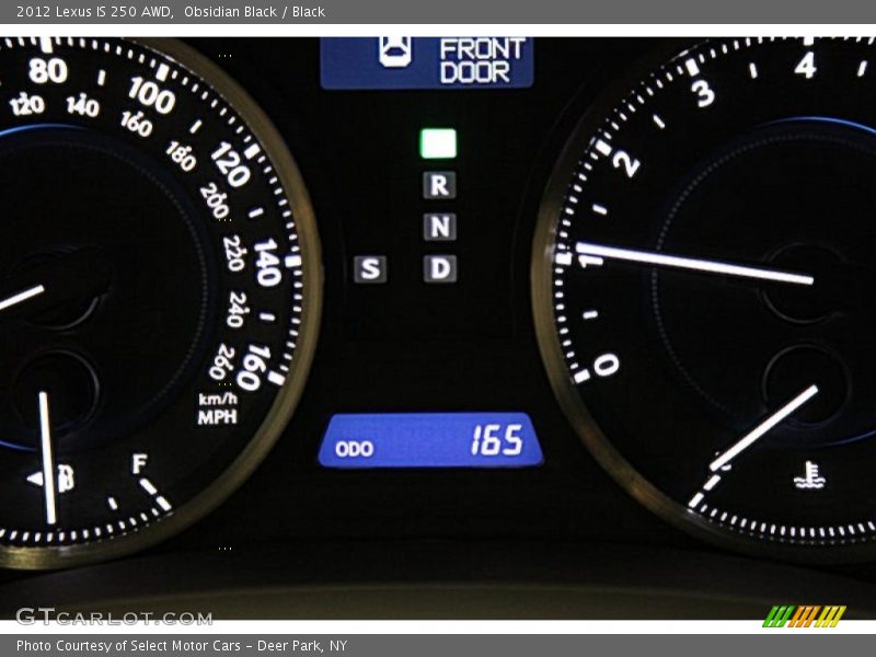 Obsidian Black / Black 2012 Lexus IS 250 AWD
