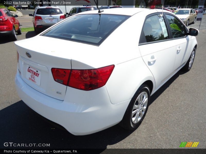 Snow White Pearl / Stone 2012 Kia Forte EX