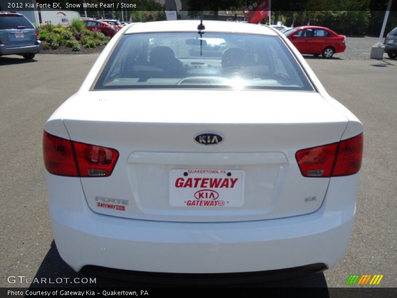 Snow White Pearl / Stone 2012 Kia Forte EX