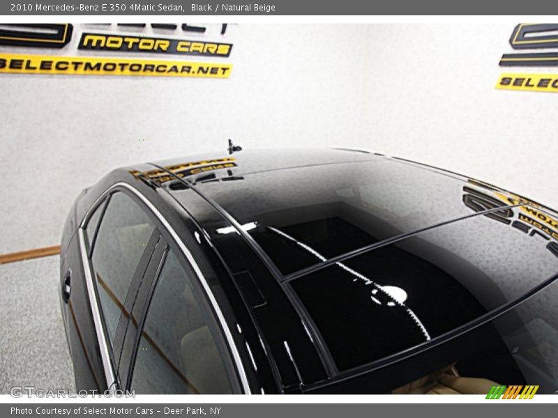 Black / Natural Beige 2010 Mercedes-Benz E 350 4Matic Sedan