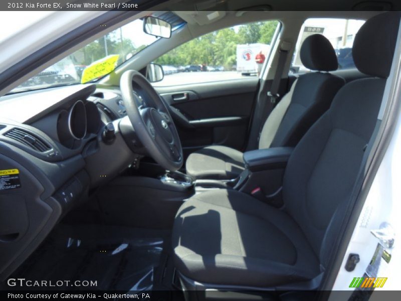 Snow White Pearl / Stone 2012 Kia Forte EX