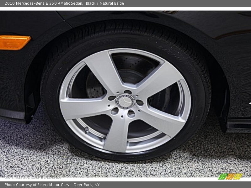 Black / Natural Beige 2010 Mercedes-Benz E 350 4Matic Sedan