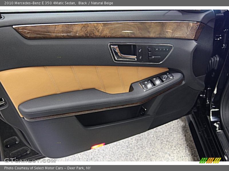 Black / Natural Beige 2010 Mercedes-Benz E 350 4Matic Sedan