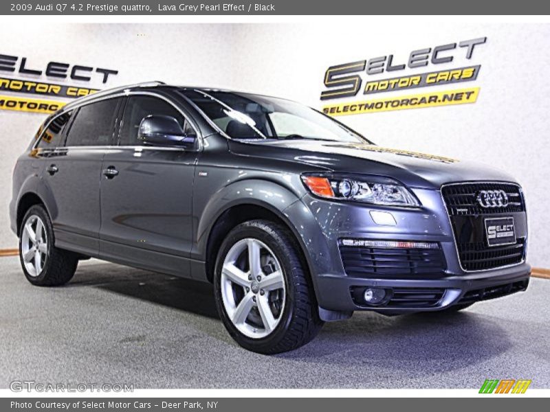 Lava Grey Pearl Effect / Black 2009 Audi Q7 4.2 Prestige quattro