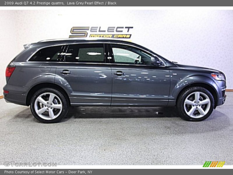 Lava Grey Pearl Effect / Black 2009 Audi Q7 4.2 Prestige quattro