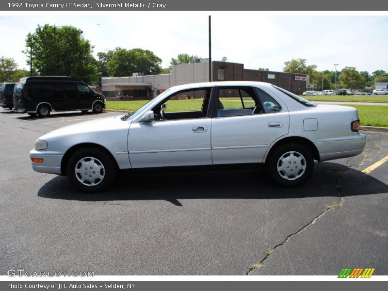 Silvermist Metallic / Gray 1992 Toyota Camry LE Sedan