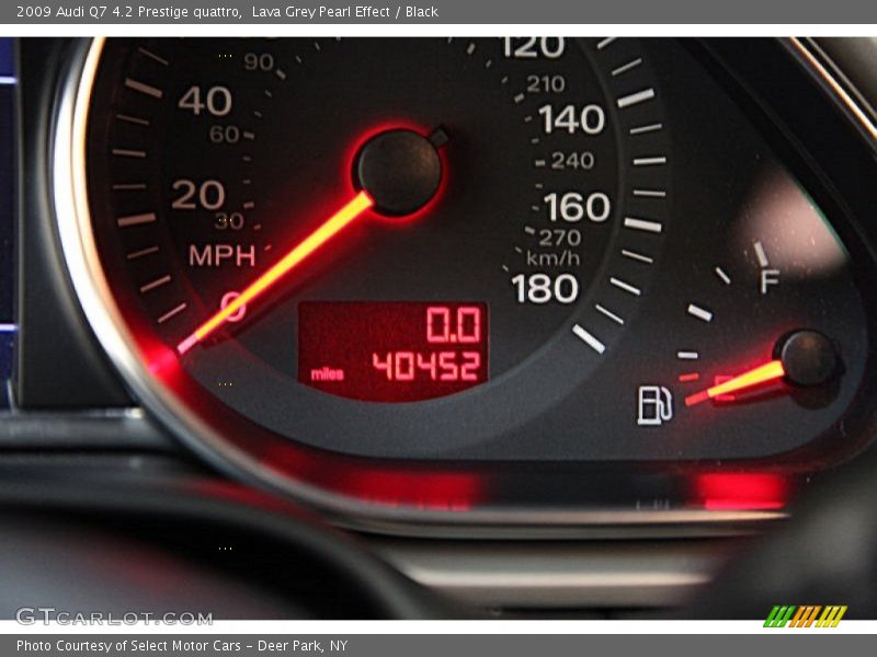 Lava Grey Pearl Effect / Black 2009 Audi Q7 4.2 Prestige quattro