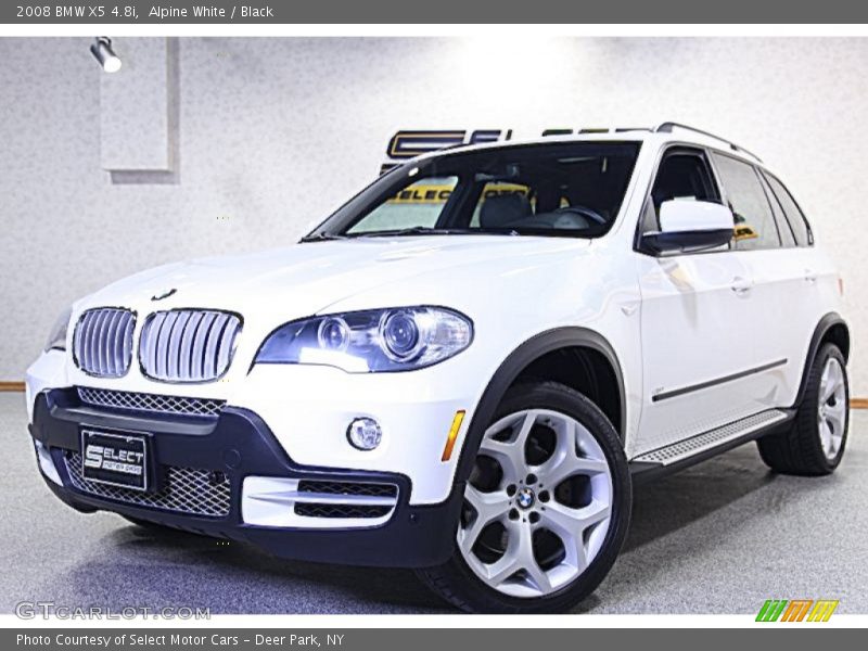 Alpine White / Black 2008 BMW X5 4.8i