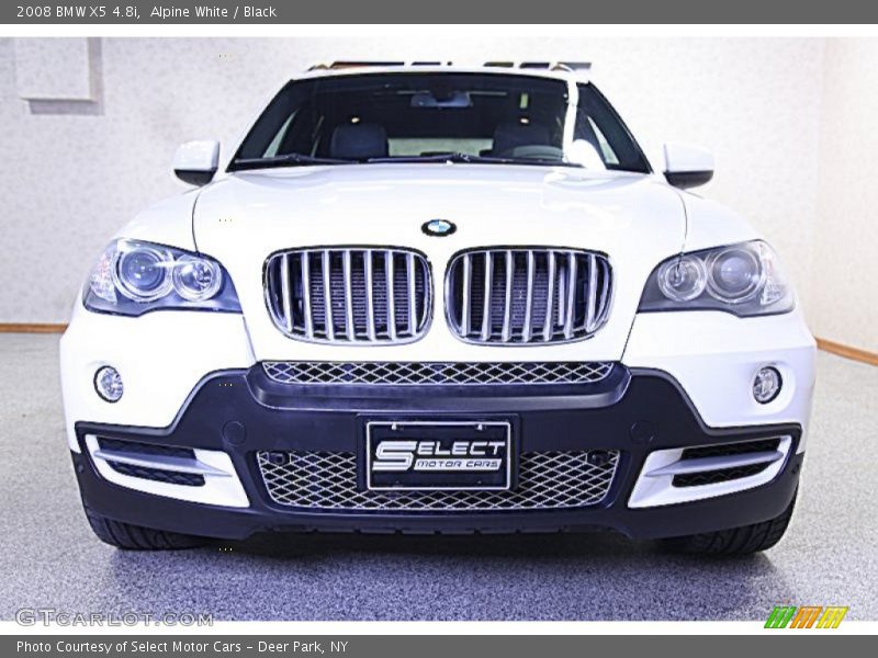 Alpine White / Black 2008 BMW X5 4.8i