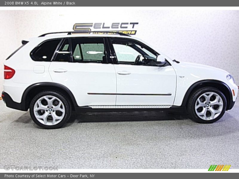 Alpine White / Black 2008 BMW X5 4.8i