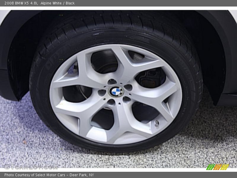 Alpine White / Black 2008 BMW X5 4.8i