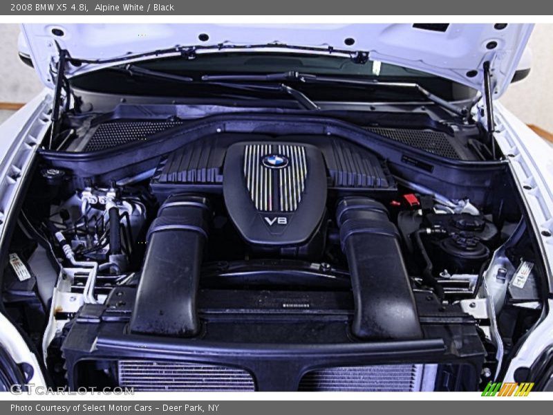 Alpine White / Black 2008 BMW X5 4.8i