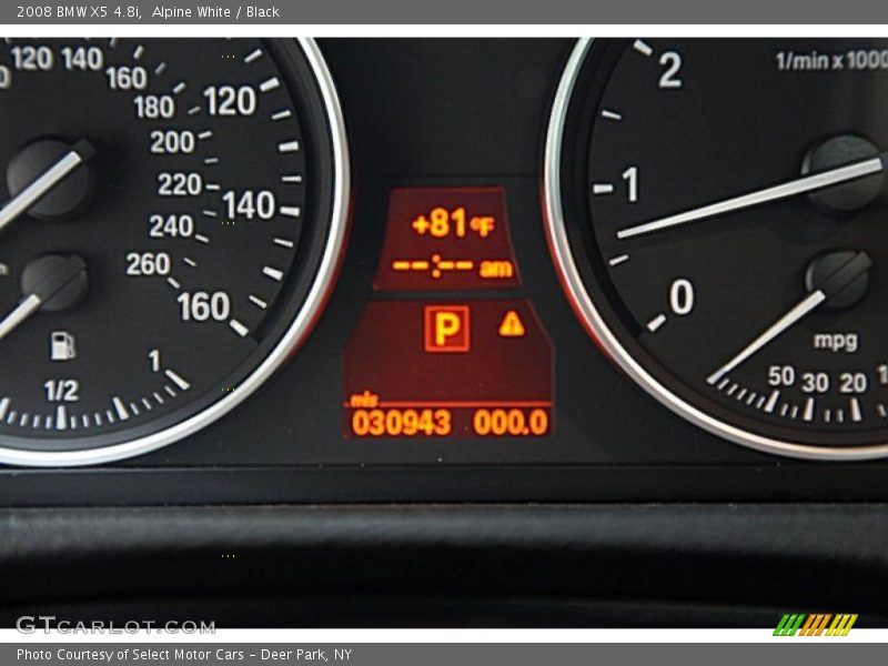 Alpine White / Black 2008 BMW X5 4.8i