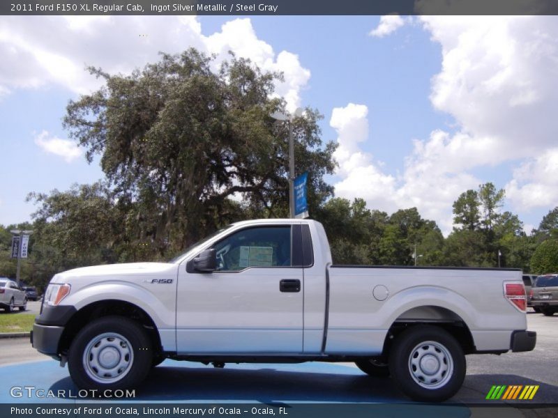 Ingot Silver Metallic / Steel Gray 2011 Ford F150 XL Regular Cab