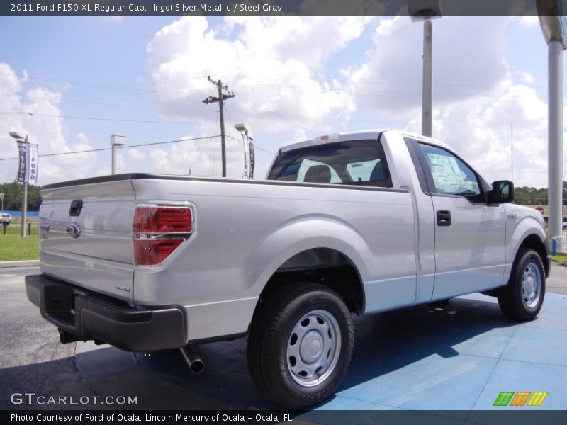 Ingot Silver Metallic / Steel Gray 2011 Ford F150 XL Regular Cab